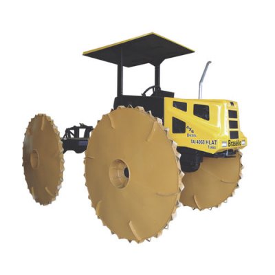 Tracteur pour riziculture standard hydrostatique avec ROPS TAI 4068 HLAT 