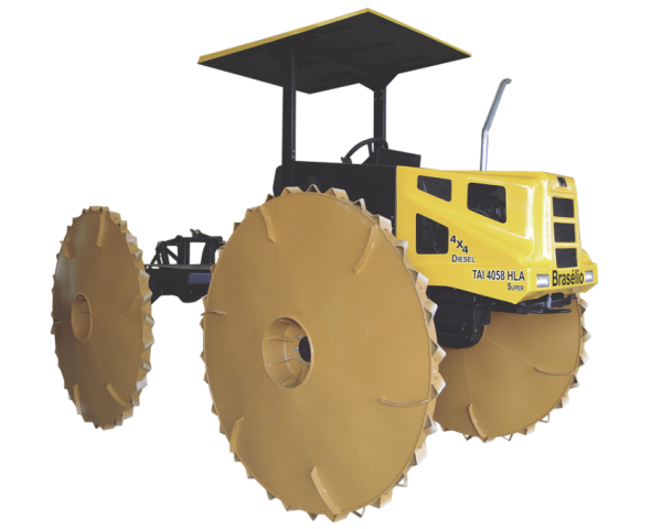 Tracteur standard hydrostatique 2 roues motrices pour riziculture TAI HLA 4058 